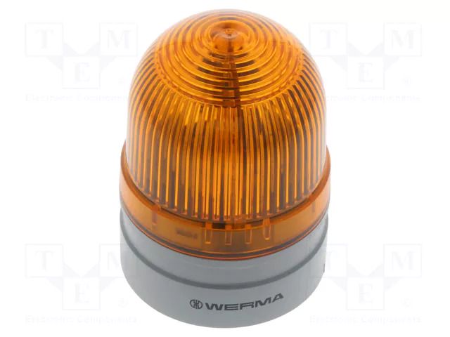 Signaller: lighting; evs,flashing light; orange; 24VDC; 24VAC WERMA WER-26032075