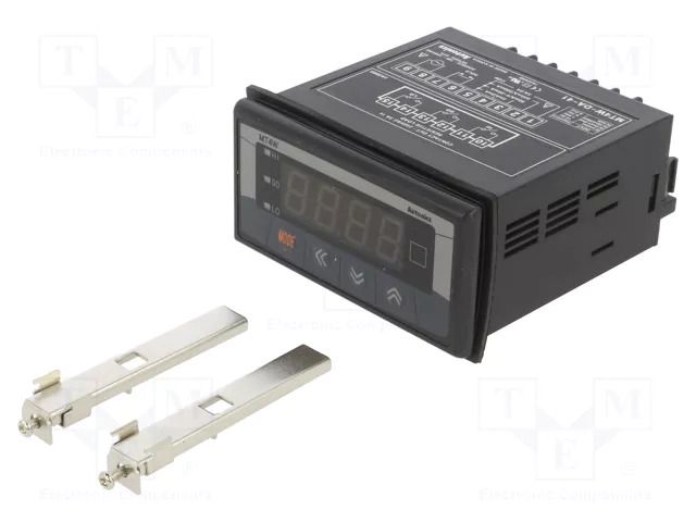 Meter; DC current; 100÷240VAC; on panel; MT4W; Display: LED; 14.2mm AUTONICS MT4W-DA-41