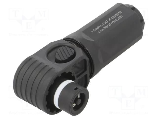 Connector: DC supply; female; SurLok Plus; 300A; 1.5kV; PIN: 1 AMPHENOL SLPHPC70BSB2