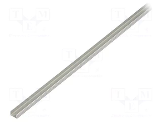 Profiles for LED modules; silver; L: 1m; SILER; aluminium KLUŚ K-A09325A-1M