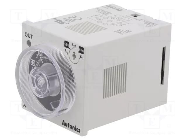 Timer; 0,6s÷6h; relay; 250VAC/3A,30VDC/3A; Usup: 100÷240VAC; PIN: 8 AUTONICS ATE8-46
