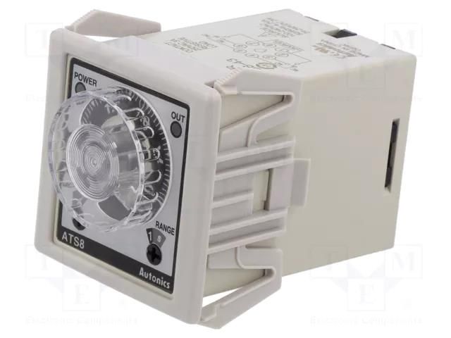Timer; 0,3s÷30h; relay; 250VAC/3A,30VDC/3A; Usup: 100÷240VAC AUTONICS ATS8-43