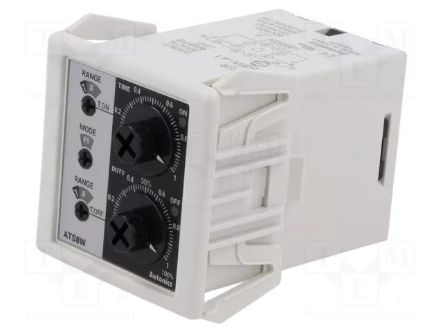 Timer; 0,1s÷10h; relay; 250VAC/3A,30VDC/3A; Usup: 100÷240VAC AUTONICS ATS8W-41