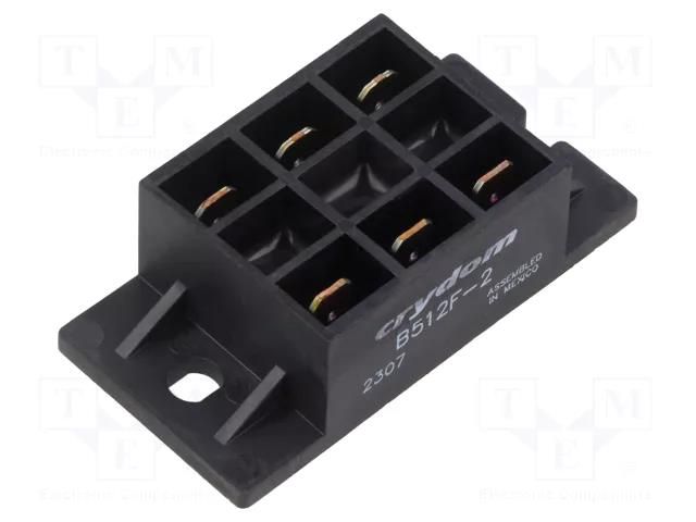 Bridge rectifier: half-controlled; Urmax: 400V; If: 25A; Ifsm: 250A SENSATA / CRYDOM B512F-2-CRY