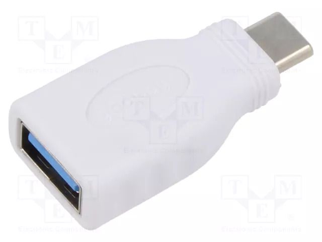 Adapter; OTG,USB 3.0; USB A socket,USB C plug GOOBAY OTG-USBA/C-WH