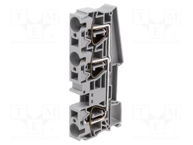 Splice terminal: rail; ST; spring clamp; grey; polyamide; ways: 1 PHOENIX CONTACT ST16-TWIN