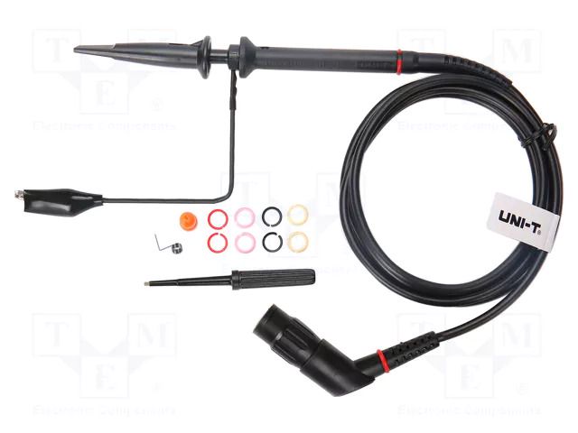 Probe: for oscilloscope; passive; 25MHz; Uin max: 600V; Trans: 10: 1 UNI-T UT-H01