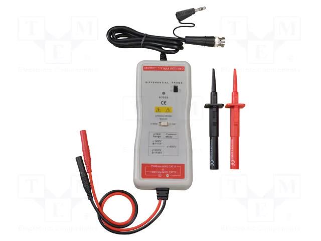 Probe: for oscilloscope; active,differential; 120MHz; 3ns; 14kV UNI-T UT-P33