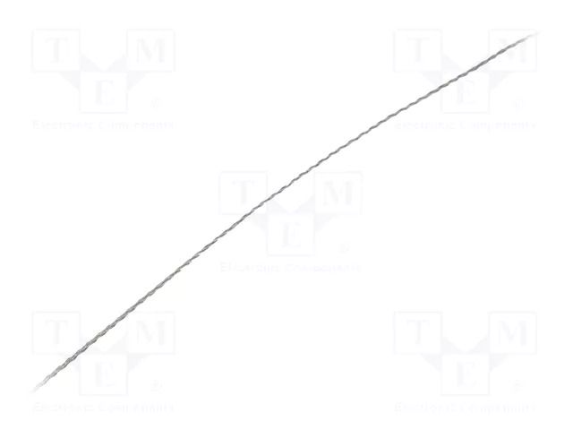 Braids; tape; Thk: 0.38mm; W: 0.64mm; 4A; 27AWG; 305m; copper strand ALPHA WIRE 1221-SV001