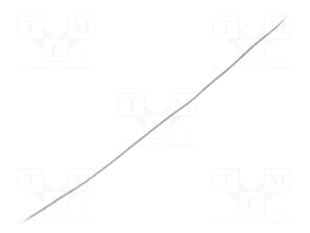 Braids; tape; Thk: 0.51mm; W: 0.79mm; 6A; 24AWG; 30.5m; copper strand ALPHA WIRE 1222-SV005