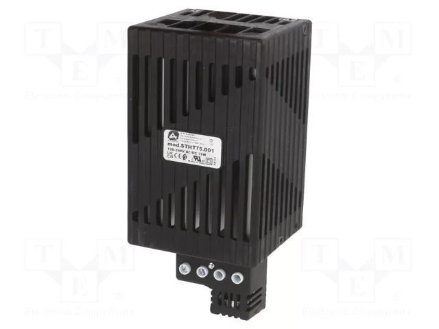 Heater; semiconductor; 75W; 120÷240VAC; IP20; -45÷80°C; Rail: TS35 Alfa Electric ALFASTHT75T