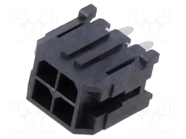Connector: wire-board; socket; male; PIN: 4; Micro-Fit 3.0; THT; 3mm MOLEX MX-43045-0414