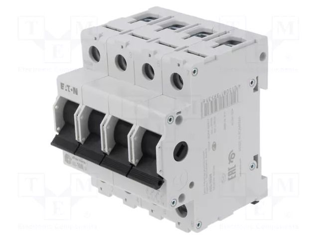 Switch-disconnector; Poles: 4; for DIN rail mounting; 100A; IP40 EATON ELECTRIC HIS-100/4