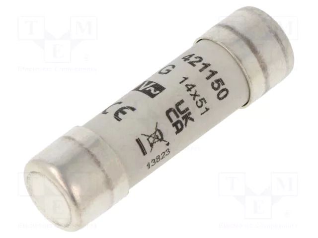 Fuse: fuse; 50A; 400VAC; 48VDC; gG; ceramic,cylindrical,industrial DF ELECTRIC 421150