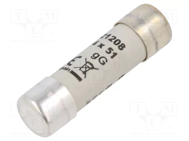 Fuse: fuse; 8A; 500VAC; 440VDC; gG; ceramic,cylindrical,industrial DF ELECTRIC B14X51SW-8A