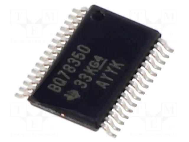 IC: PMIC; battery charging controller; TSSOP30; 2.4÷2.6VDC TEXAS INSTRUMENTS BQ78350DBT
