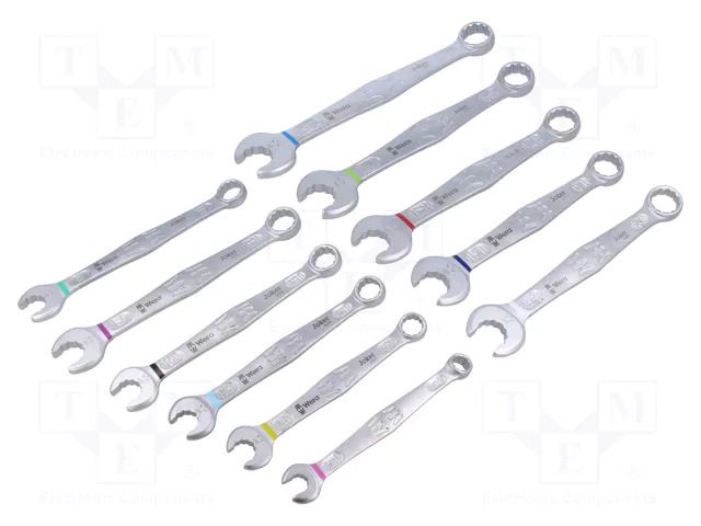 Wrench-set; combination spanner; Joker 6003; 11pcs. WERA WERA.05020233001