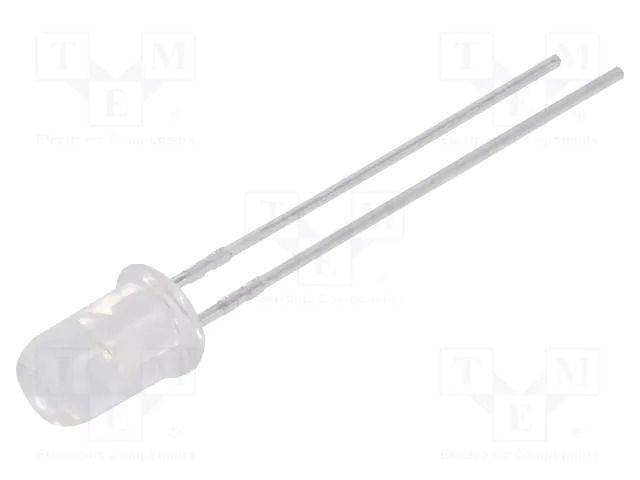 LED; red; 5mm; 30°; Front: convex; 1.8÷2.4VDC; No.of term: 2 BROADCOM (AVAGO) HLMP-EG3E-QT000