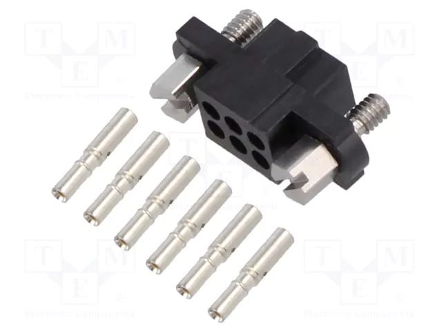 Connector: wire-wire/PCB; plug; female; PIN: 6; Datamate J-Tek; 3A HARWIN M80-4610642