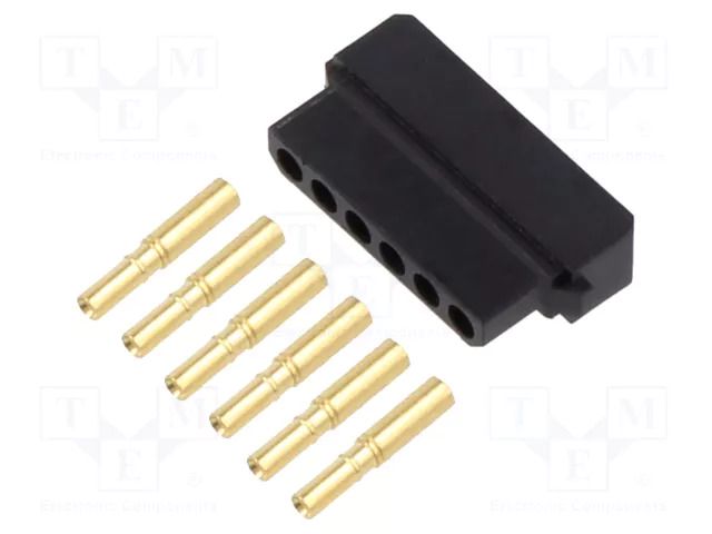 Connector: wire-wire/PCB; plug; female; PIN: 6; Datamate L-Tek; 3A HARWIN M80-8980605