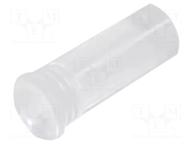 Fiber for LED; Ø3.2mm; L: 5mm; round; Front: flat; straight; IP68 MENTOR MR-1282.1403