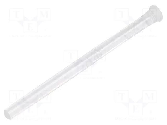 Fiber for LED; Ø2.2mm; L: 24.3mm; round; Front: flat; straight; IP68 MENTOR MR-1292.1406