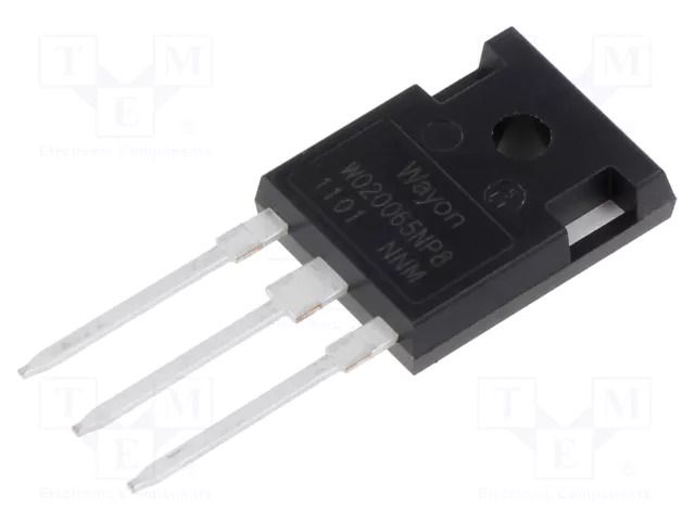 Diode: Schottky rectifying; SiC; THT; 650V; 10Ax2; TO247-3; tube WAYON WSRSIC020065NP8