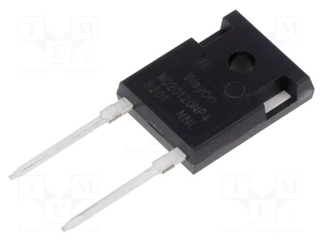 Diode: Schottky rectifying; SiC; THT; 1.2kV; 20A; TO247-2; Ir: 10uA WAYON WSRSIC020120NP4