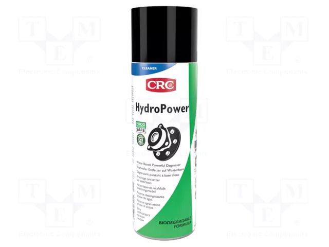 Cleaner; HydroPower; 0.4l; spray; can; colourless CRC CRC-HYDROPOWER