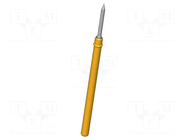 Test needle; Operational spring compression: 4mm; 5A; Ø: 0.8mm INGUN GKS-112-0013