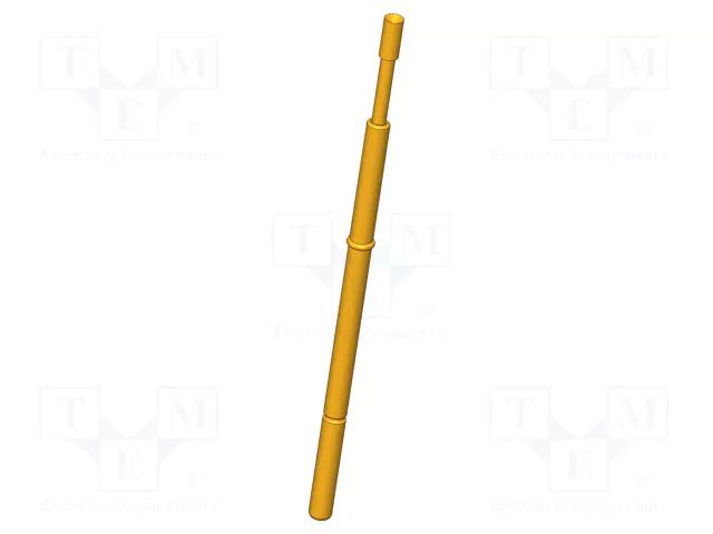 Test needle; Spring compression: 4mm; 5.3mm; 5A; CuBe; gold-plated INGUN GKS-112-0266