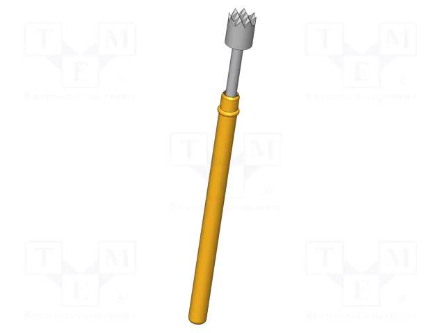 Test needle; Operational spring compression: 4mm; 5A; Ø: 2.5mm INGUN GKS-112-0409