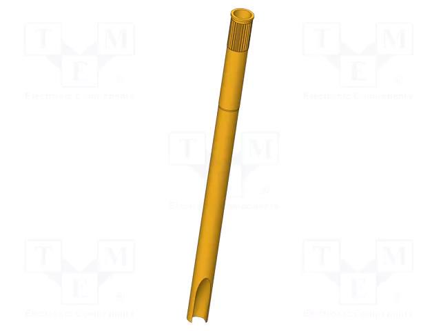 Test probe socket; Contact plating: gold-plated; KS-112; L: 33mm INGUN KS-11230M-R