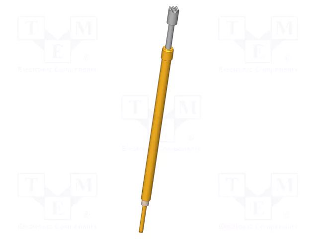 Test needle; 5mm; 3A; CuBe; nickel plated; Ø: 1.8mm; serrated; 0.9N INGUN SKS-215-0006