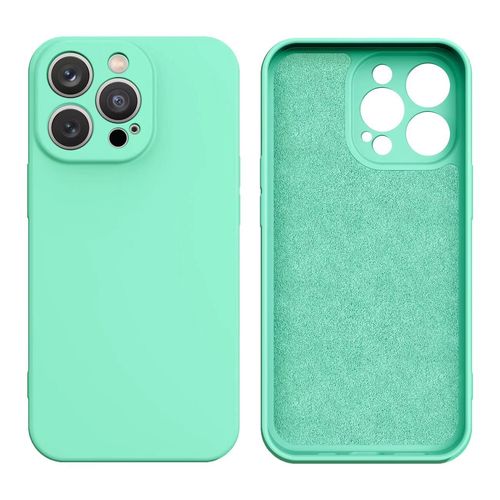 Silicone case for Xiaomi Redmi Note 11 Pro 5G / 11 Pro / 11E Pro silicone cover mint green, Hurtel 5907769347566 5907769347566