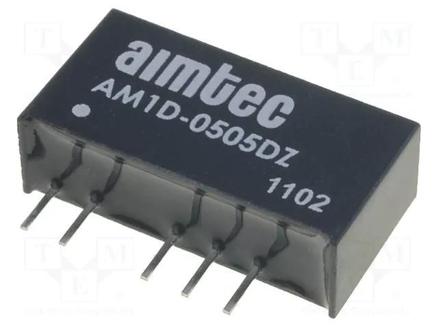 Converter: DC/DC; 1W; Uin: 4.5÷5.5VDC; Uout: 5VDC; Uout2: -5VDC; SIP7 AIMTEC AM1D-0505DZ