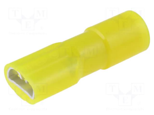 Terminal: flat; 6.3mm; 0.8mm; female; 5.5mm2; crimped; for cable NICHIFU TMDN630855-FA