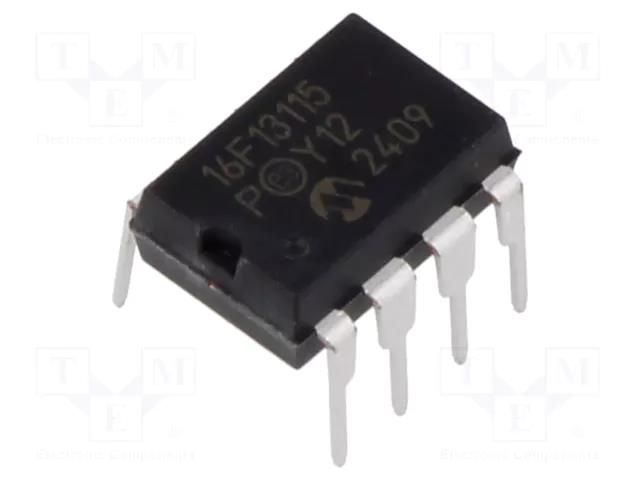 IC: PIC microcontroller; 32MHz; EUSART,GPIO,I2C,ICSP,SPI; THT MICROCHIP TECHNOLOGY PIC16F13115-E/P