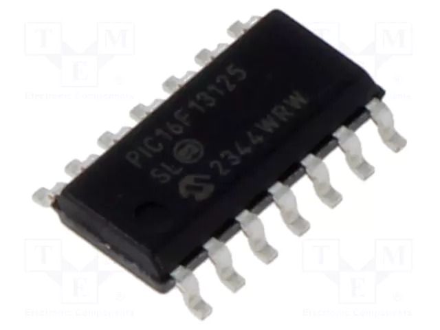IC: PIC microcontroller; 32MHz; EUSART,GPIO,I2C,ICSP,SPI; SMD MICROCHIP TECHNOLOGY PIC16F13125-I/SL
