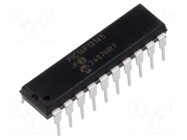 IC: PIC microcontroller; 32MHz; EUSART,GPIO,I2C,ICSP,SPI; THT MICROCHIP TECHNOLOGY PIC16F13145-E/P