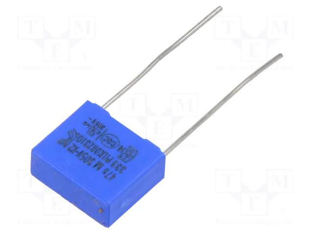 Capacitor: polypropylene; X2; 47nF; THT; ±20%; 10mm; -55÷105°C; 305V PILKOR PCX2339D66473