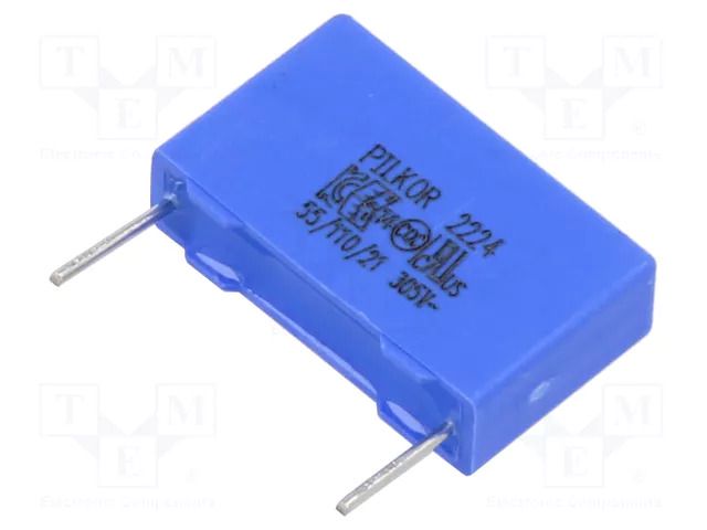 Capacitor: polypropylene; X2; 47nF; 305V; THT; ±20%; 15mm; -55÷105°C PILKOR PCX2339F60473