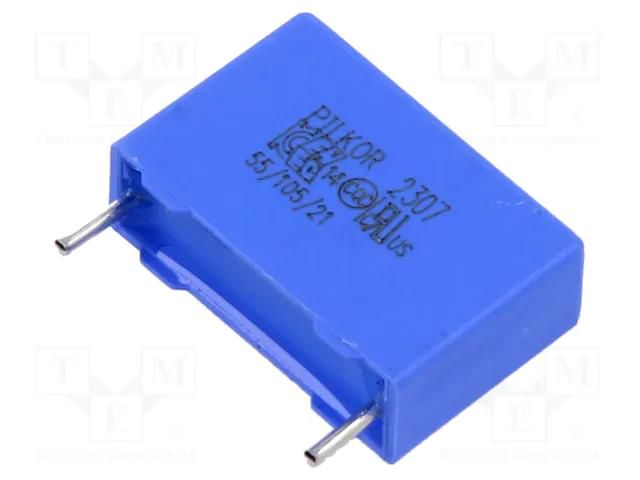 Capacitor: polypropylene; Y2; 15nF; 300V; THT; ±20%; 15mm; -55÷105°C PILKOR PCY2130F3A153
