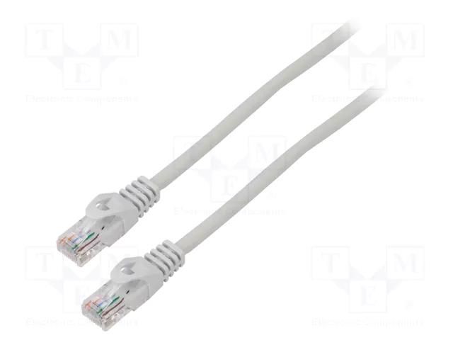Patch cord; RJ45 plug,both sides; U/UTP; 6; stranded; CCA; PVC LANBERG PCU6-10CC-2000-S