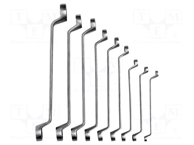 Wrench-set; box; stainless steel; 9pcs. BAHCO SA.SS011-9-3