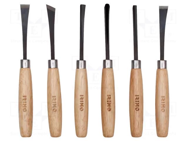 Kit: chisels; wood; 6pcs. IRIMO SA.806-6-B