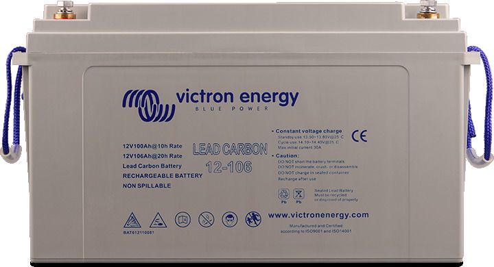 Lead Carbon Battery 12V/106Ah (M8) BAT612110081 8719076045465