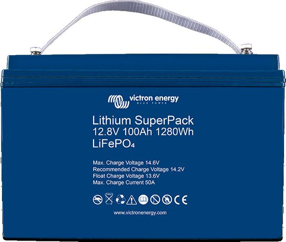 Lithium SuperPack 12,8V/100Ah (M8) High Current BAT512110710 8719076053019