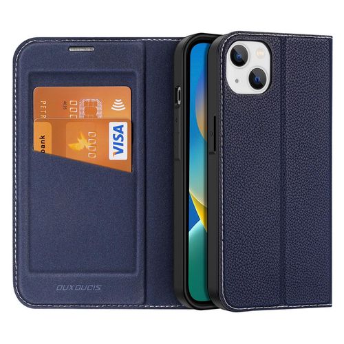 Dux Ducis Skin X2 case for iPhone 14 Plus case with magnetic flap blue, Dux Ducis 6934913034514 6934913034514