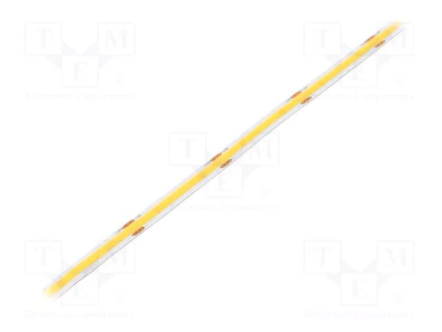 COB LED tape; white neutral; LED/m: 320; 8mm; IP20; 180°; 8W/m POS UQS-COB-8WNW-24-5M